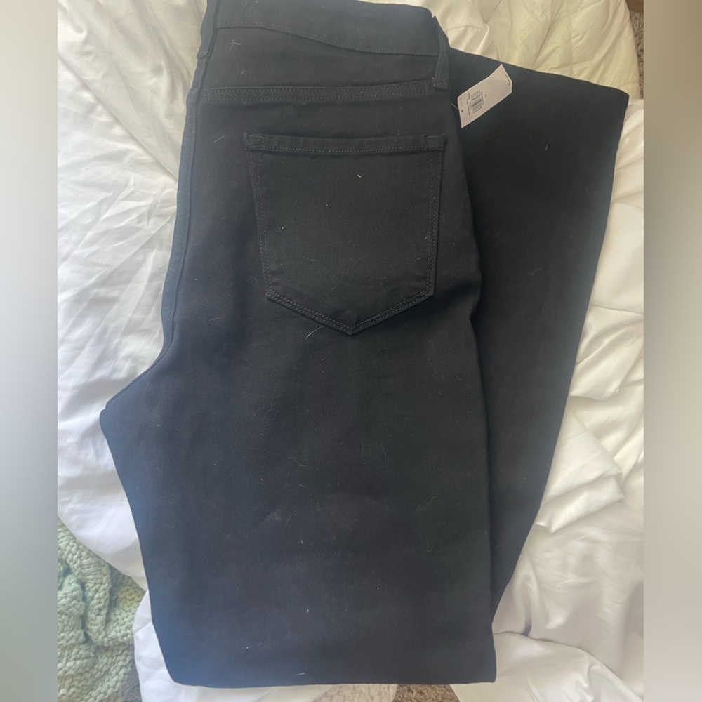 Black Flare Denim Jeans